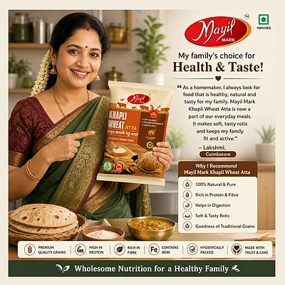 Mayil Mark Khapli Wheat Atta