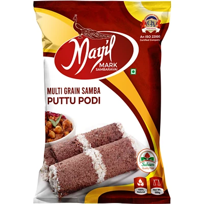 Image of Puttum Mix (புட்டு மிக்ஸ்) - Multi Grain Samba Puttu Podi - 1